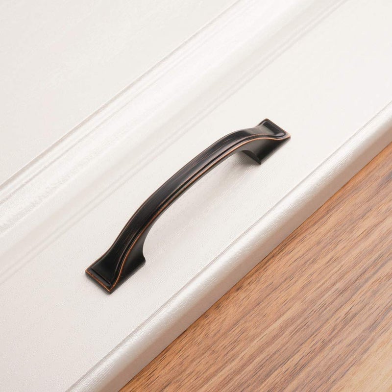 KOOFIZO 10 Pack 3 Inch Oil Rubbed Bronze Kitchen Cabinet Pulls Rubbed Bronze Cabinet Handles Bronze Cabinet Hardware for Kitchen Cabinets 1958 Drawer Dresser Cupboard Bedroom - Image 5